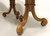 SOLD - TOMLINSON 1960's Neoclassical Banded Mahogany Oval Dining Table