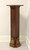 SOLD - TOMLINSON 1960's Neoclassical Burl Walnut Pedestal Display Column / Plant Stand