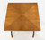 SOLD - TOMLINSON 1960's Walnut Square Cocktail Table with Metal Legs - C