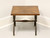 TOMLINSON 1960's Walnut Square Cocktail Table with Metal Legs - B