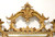 SOLD - LABARGE 1960's Gold Carved French Louis XV Rococo Parclose Wall Mirror - B