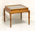 SOLD - TOMLINSON Nutwood French Louis XVI Square Glass Case Display Accent Table