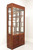 SOLD - Mid 20th Century Asian Rosewood Curio Display Cabinet
