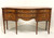 SOLD - MORGANTON Mahogany String Inlay Hepplewhite Serpentine Sideboard