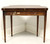 SOLD - Mid 20th Century Inlaid Mahogany Federal Style Fold Top Game / Console Table - A