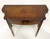 SOLD - Mid 20th Century Inlaid Mahogany Federal Style Fold Top Game / Console Table - A