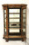 SOLD - Antique Tiger Oak Victorian Era Bowfront China Cabinet