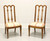SOLD - TOMLINSON 1960's Neoclassical Dining Side Chairs - Pair B