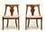 SOLD - DREXEL HERITAGE Mahogany Empire Style Dining Side Chairs - Pair B