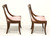 SOLD - DREXEL HERITAGE Mahogany Empire Style Dining Side Chairs - Pair B