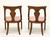 SOLD - DREXEL HERITAGE Mahogany Empire Style Dining Side Chairs - Pair B