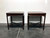 SOLD OUT - WELLINGTON HALL Mahogany Chippendale Side End Tables - Pair