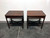 SOLD OUT - WELLINGTON HALL Mahogany Chippendale Side End Tables - Pair