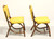 BAM-TAN 1960's Rattan Dining Side Chairs - Pair B