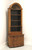 SOLD - TOMLINSON 1960's Neoclassical Console Cabinet with Carved Arch Bookcase