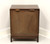 SOLD - Antique Circa 1900 Mahogany Bedside Chest with Cabinet & Bun Feet
