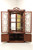 SOLD - HENKEL HARRIS 1192 29 Mahogany Chippendale Corner Cupboard / Cabinet