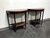 SOLD OUT - Mahogany Demilune Console Tables - Pair