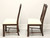 SOLD - MAITLAND SMITH Mahogany Chippendale Fretwork Dining Side Chairs - Pair A