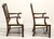 SOLD - MAITLAND SMITH Mahogany Chippendale Fretwork Dining Armchairs - Pair