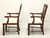 SOLD - MAITLAND SMITH Mahogany Chippendale Fretwork Dining Armchairs - Pair