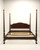 SOLD - DREXEL HERITAGE Heirlooms Flame Mahogany Chippendale King Size Four Poster Bed