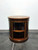 SOLD OUT - BAKER Round Banded Mahogany Bookcase Drum Table
