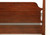 SOLD - HENKEL HARRIS 170 24 Wild Black Cherry Queen Size Pencil Post Bed