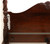 SOLD - CRAFTIQUE Solid Mahogany Traditional King Size Bed with Barley Twist Posts