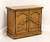 SOLD - THOMASVILLE Solid Oak French Country Flip Top Server on Wheels