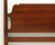 SOLD - LINK-TAYLOR Heirloom Solid Mahogany Queen Size Pencil Post Bed