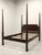 SOLD - LINK-TAYLOR Heirloom Solid Mahogany Queen Size Pencil Post Bed