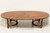 SOLD - TOMLINSON 1960's Neoclassical Banded Oval Coffee Cocktail Table