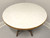 SOLD - FICKS REED Mid 20th Century Faux Bamboo Rattan Round Dining Table