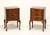 SOLD - BEVAN FUNNELL Reprodux Mahogany Georgian End Side Tables - Pair