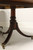 SOLD - BAKER Historic Charleston Banded Mahogany Double Pedestal Dining Table