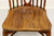SOLD - DREXEL HERITAGE Oak Windsor Dining Side Chairs - Pair B