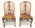 SOLD - DREXEL HERITAGE Oak Windsor Dining Side Chairs - Pair A