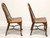 SOLD - DREXEL HERITAGE Oak Windsor Dining Side Chairs - Pair A