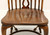 SOLD - DREXEL HERITAGE Oak Windsor Dining Side Chairs - Pair A