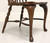 SOLD - DREXEL HERITAGE Oak Windsor Dining Side Chairs - Pair A