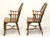 SOLD - DREXEL HERITAGE Oak Windsor Dining Armchairs - Pair