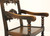 SOLD - GRAND RAPIDS BOOKCASE and Chair Co Antique Early 20th Century Oak Gothic Revival Dining Armchairs - Pair 