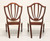 SOLD - BAKER Historic Charleston Mahogany Hepplewhite Dining Side Chairs - Pair C