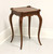 HEKMAN Walnut Inlaid Parquetry Square French Louis XV Accent Table