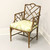 SOLD - CENTURY CHAIR Faux Bamboo Chinese Chippendale Armchair