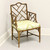 SOLD - CENTURY CHAIR Faux Bamboo Chinese Chippendale Armchair