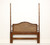 SOLD - HENREDON Mahogany Asian Chinoiserie Style Faux Bamboo & Cane Queen Size Headboard