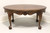 SOLD - Late 20th Century Bookmatched Walnut Chippendale Coffee Cocktail Table