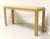 SOLD - HAMMARY Oak Contemporary Coastal Banded Parquetry Top Console Sofa Table